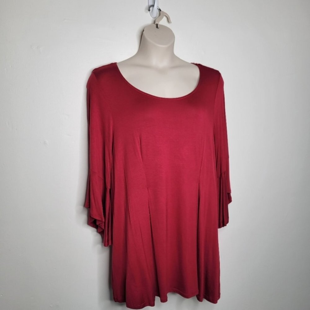 NWOT Pennington's Scoop Neck 3/4 Length Blouse